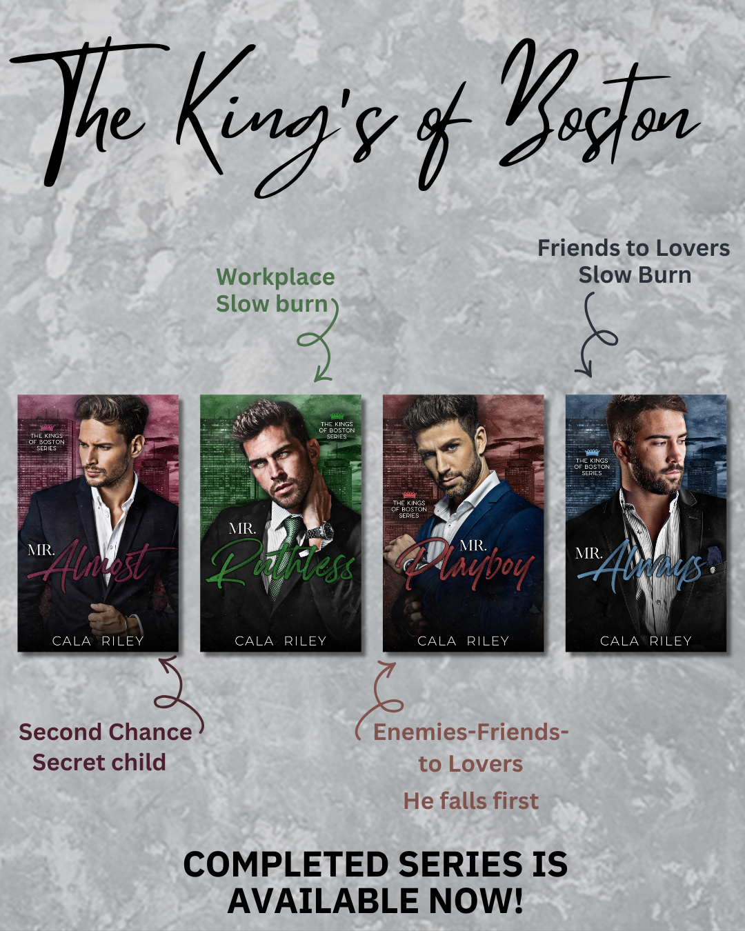 Kings of Boston Series Bundle 4 SIGNED PAPERBACKS